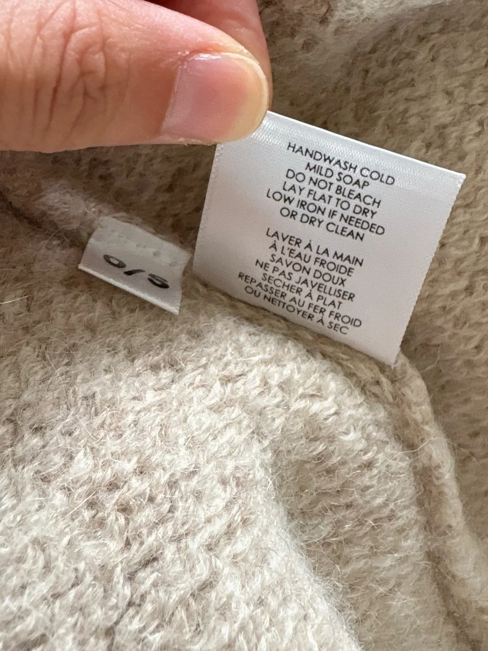 Lauren Manoogian alpaca blend open cardigan hessian beige